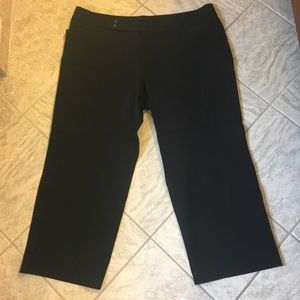 Chaps Black Pants, like new, 20W
